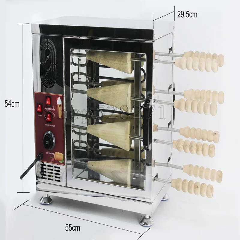 Popular Hungarian Chimney Cake Oven Home Or Commercial Automatic Electric Chimney Roll Cake Machine