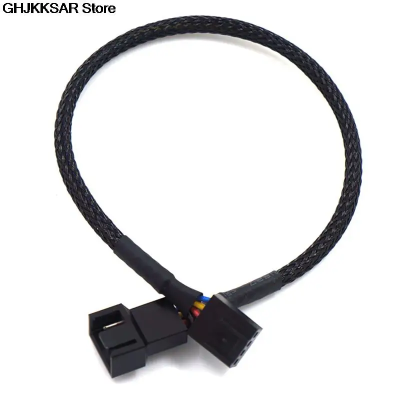 1pc 27/42/80cm PWM Extension Cable Mainboard CPU 4 PIN Fan 4P Adapter Cable Computer Case 4 PIN Power Cables Connectors