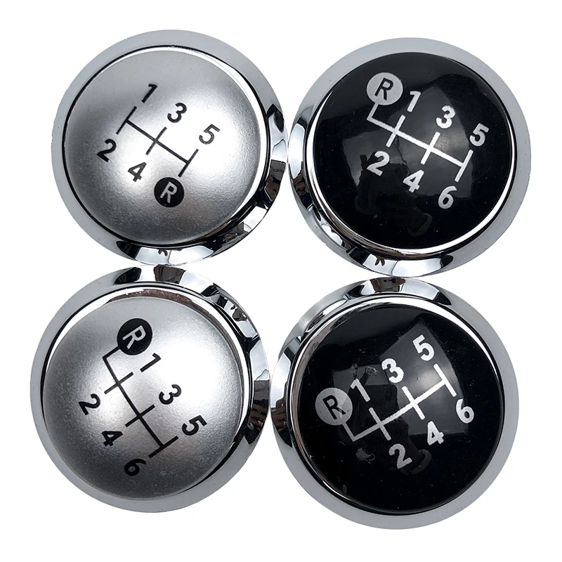 For TOYOTA Corolla RAV4 AVENSIS YARIS D4D URBAN ALTIS SCION Gear Shift Knob Emblem Badge Cover Lever Shifter Cap Black Silver