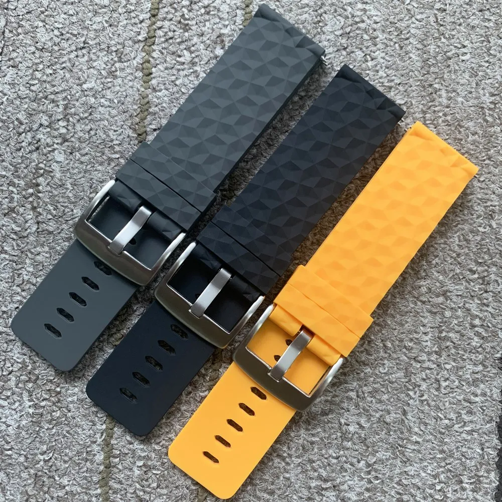 24MM Silicone Watch Strap For Suunto9 Spartan Sport Watch Band Quick Release Suunto 9 Baro Traverse Rubber Watchband