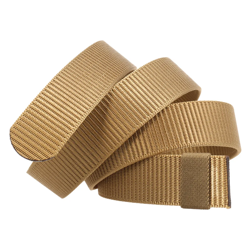 Unisex Leinwand Keine Schnalle Gürtel Hohe Qualität Outdoor Bergsteigen Multifunktionale Taktische Nylon Männer Frauen Hosen Gürtel 3,4 cm – Detail 21