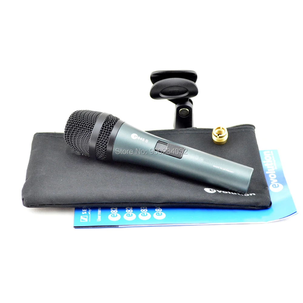 Free shipping e800 e845S Microphone with On/ Off switch wired dynamic cardioid professional vocal microphone