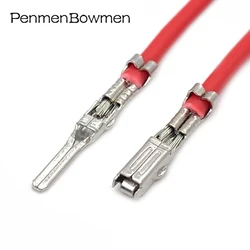 10 Pcs 1.8MM Auto Brass Pre-Tin-Plated Crimp Terminals Splice Pins for Denso Connector 171662-1 171661-1