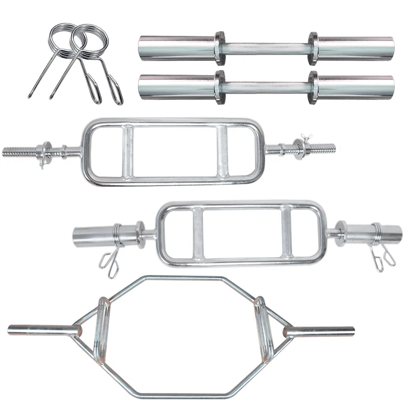 Barra professionale per bilanciere da palestra per uso professionale forma esagonale per allenamento muscolare barra per sollevamento pesi grande