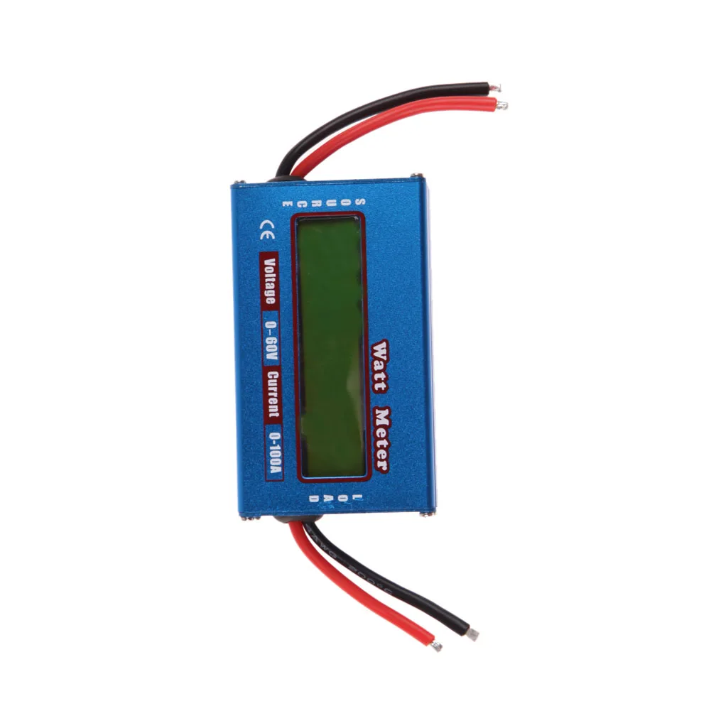 Digital Watt Meter High-accuracy Power Analyzer DC 60V 100A RC Wattmeter Balance Voltage Battery Checker Backlight LCD Digital