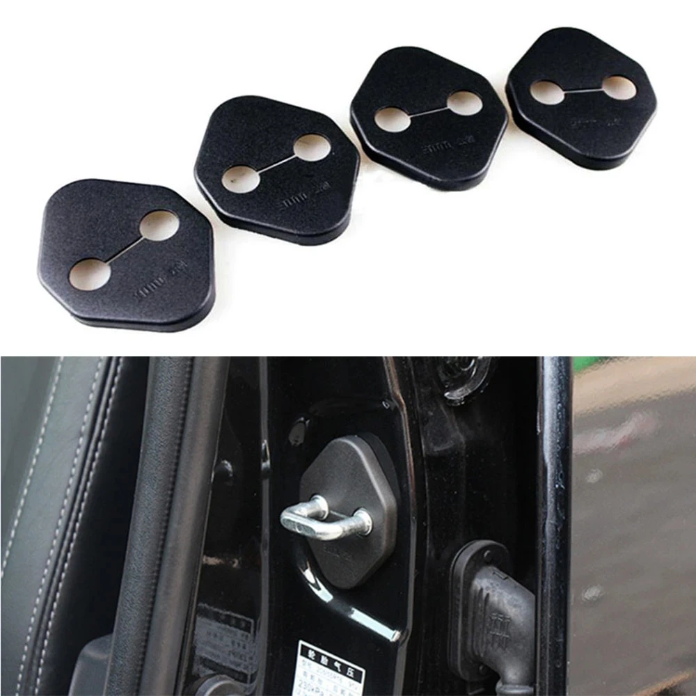 For Mitsubishi ASX 2013 2014 2015 2016 2017 2018 Car Interior Plastic Anti Rust Water Proof Door Lock Keys Key Buckle Cover 4PCs