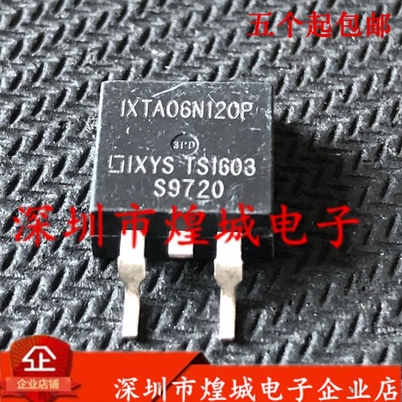 

10PCS IXTA06N120P TO-263 1200V 0.6A 5