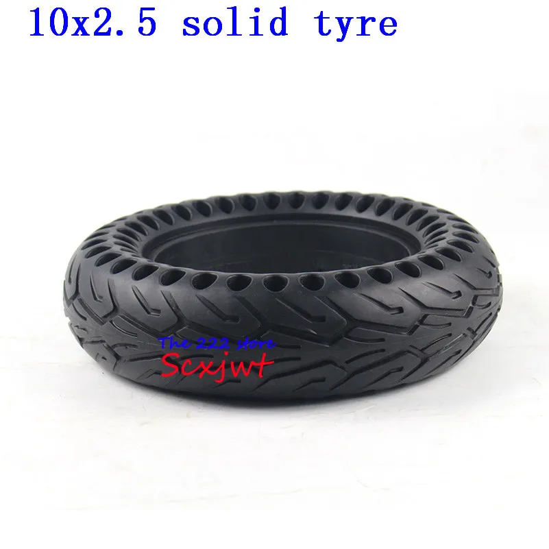 10 Inch Electric Skateboard Tire Solid Tyre 10x2.5 for  scooter Skate Board 10x2.25 10x2.50 Non-inflatable