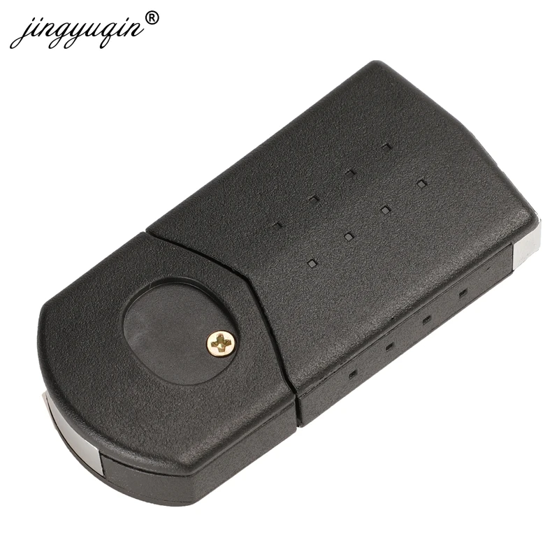 jingyuqin 3/4 Button Filp Key Case Folding Fob Car Remote Key Shell For MAZDA 3 5 6 RX-8 MX-5 Miata CX-5 CX-7 CX-9 RX-8 CX-9