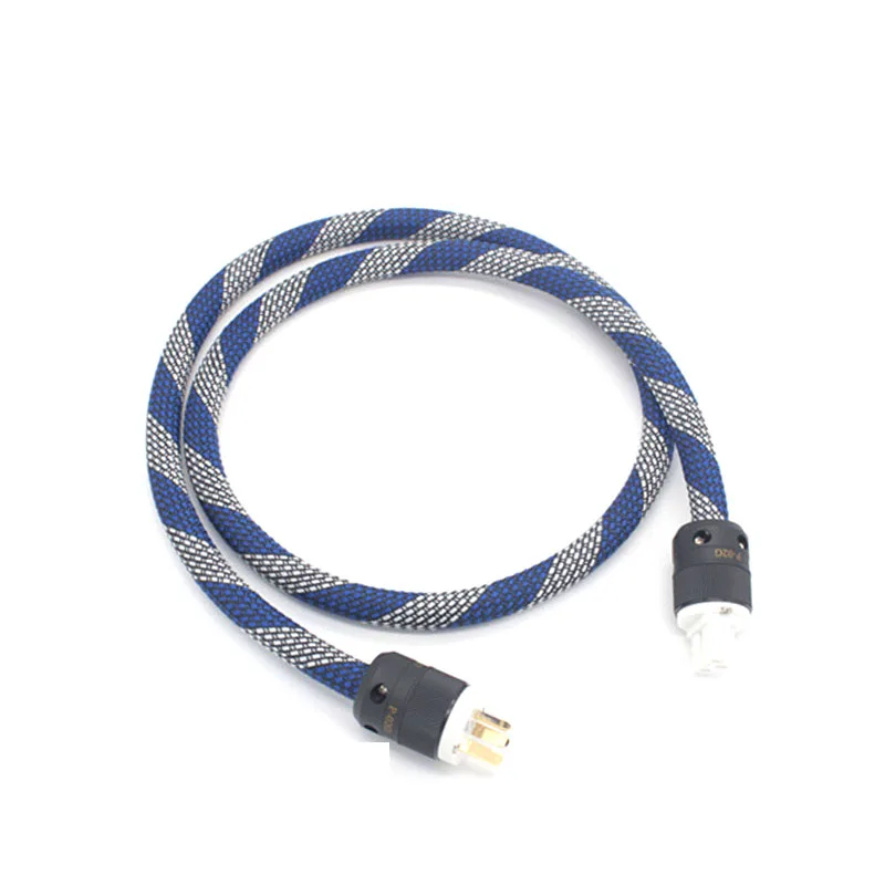 Hi-End Schuko Power Cable hifi power cable US Power Cord with Plug Mains Power Cable HIFI Audiophile European AC Power Cable
