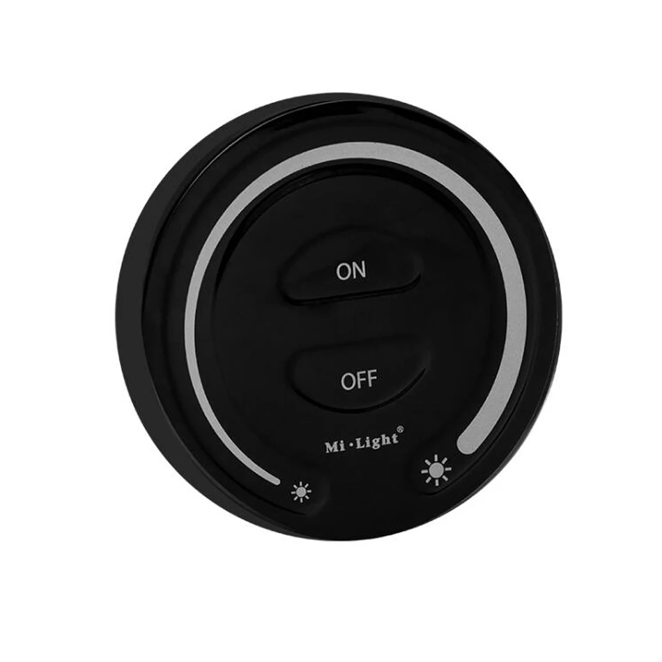 FUT087 Black 2.4G Wireless Touch Dimming Remote Controller Adjust Brightness LED Dimmer For Mi light Products