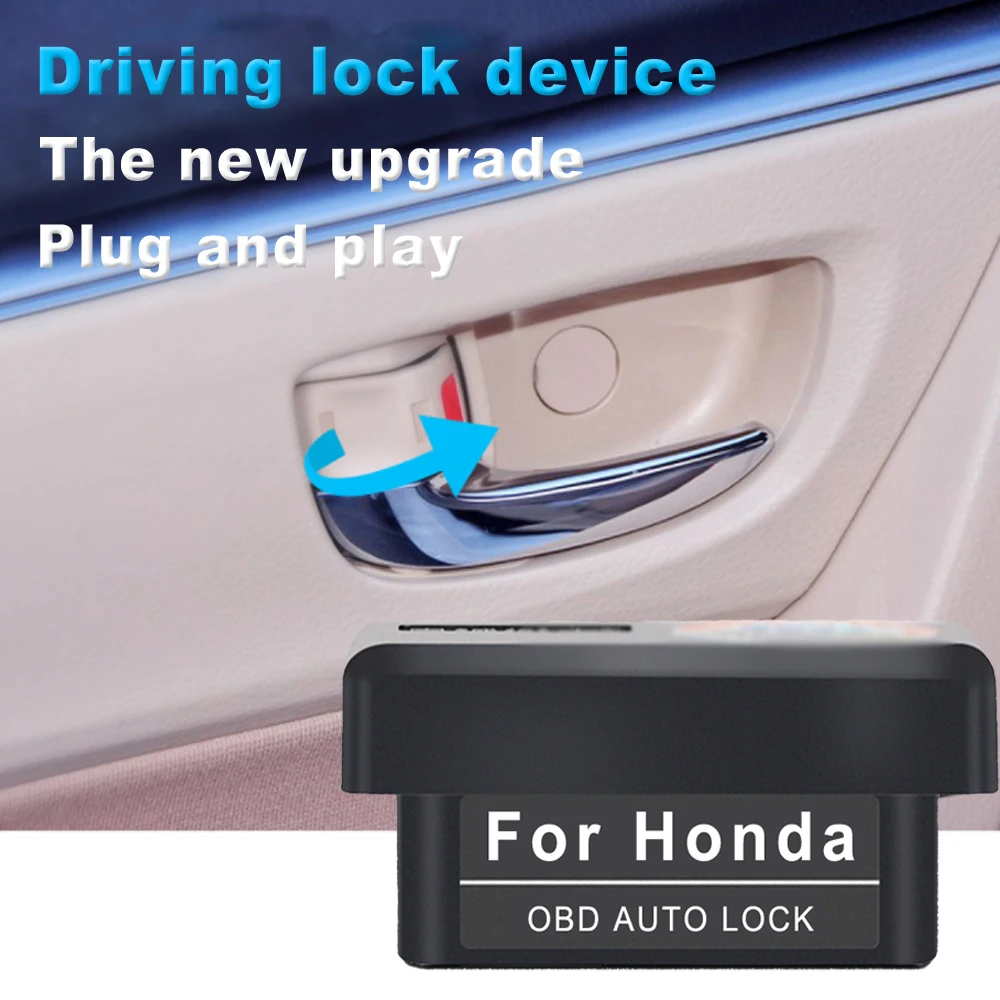 For Honda Civic/Fit/Vezel Car Electronics Accessories OBD Latch Auto Door Lock Window Lifter Plug and Play