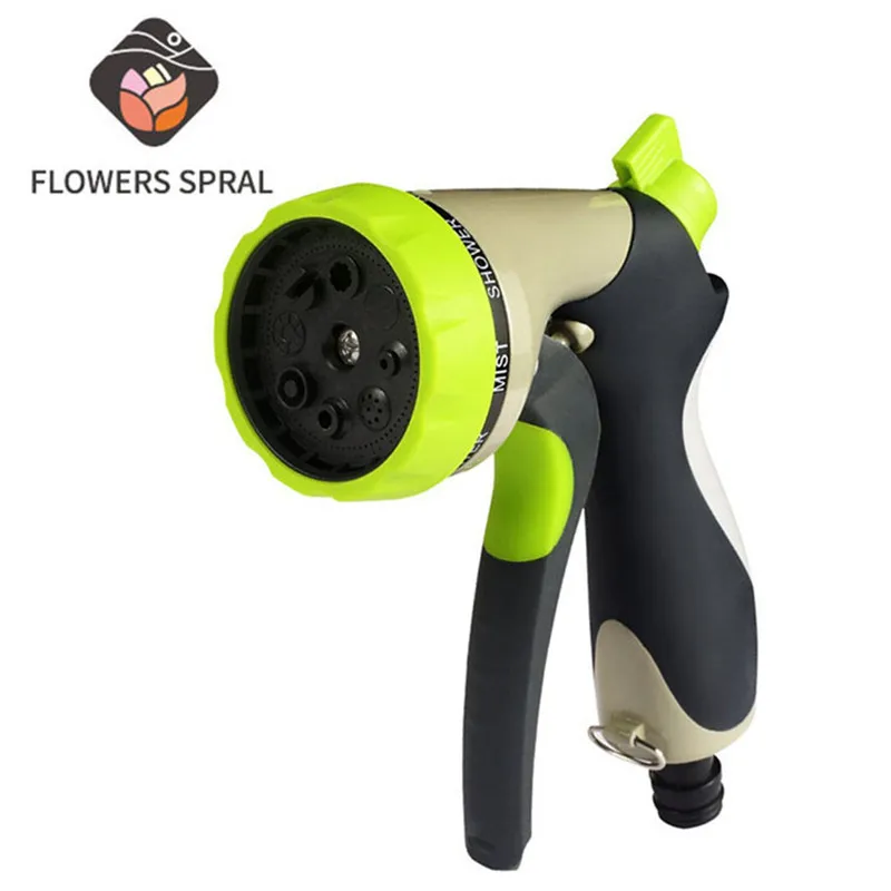 High Quality Multi-Function Water Gun Garden Hose Nozzle Washing Machine Nozzle Sprayer Lawn Watering Equipment Cleaning Tool