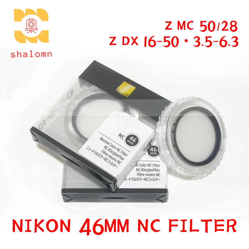 New Original 46mm NC UV Filter For Nikon Z50/2.8 50 2.8 DX 16-50mm 3.5-6.5 VR Camera Lens