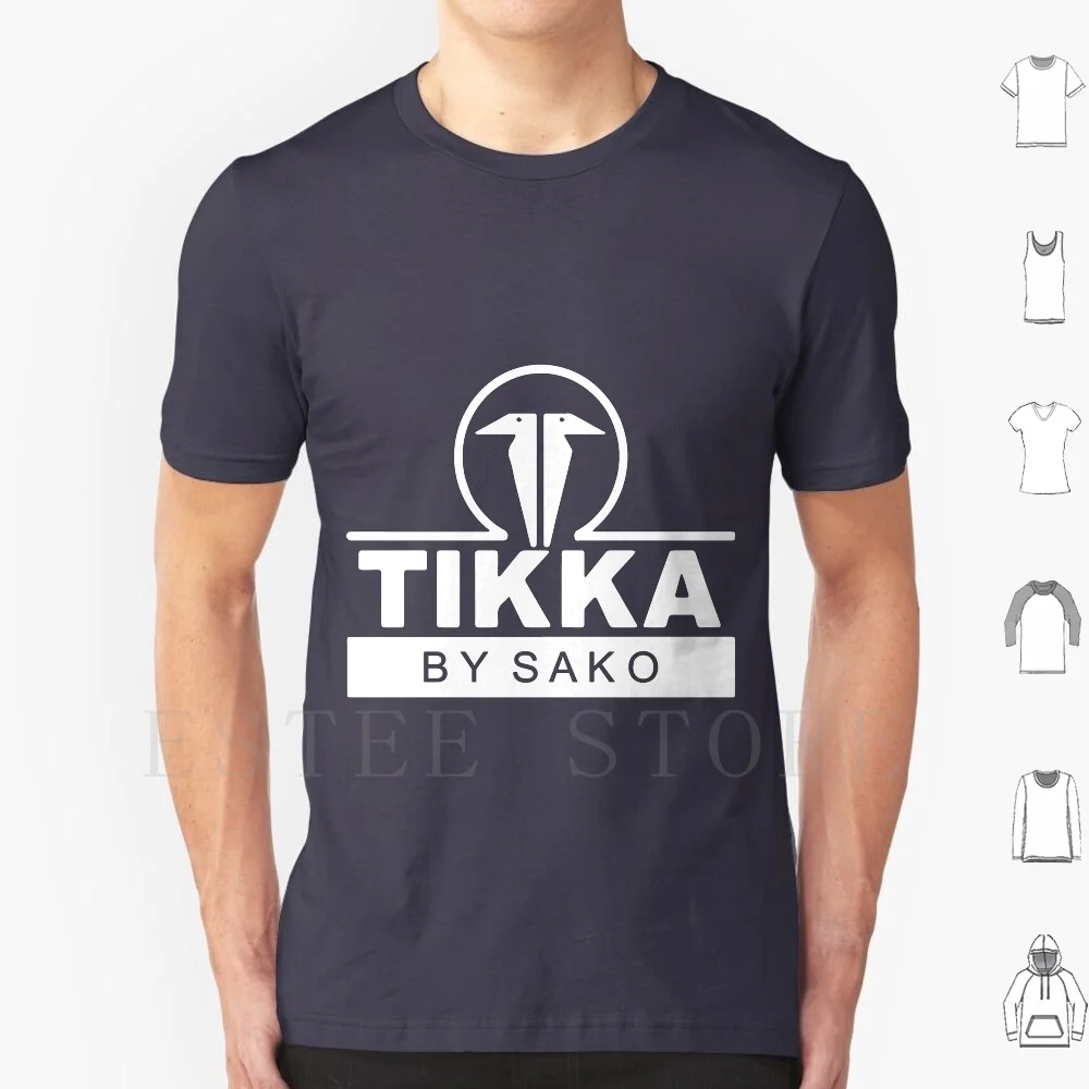 Tikka By Sako Firearms Gun Logo Long Sleeve Black Gun T Shirt Men Cotton 6xl