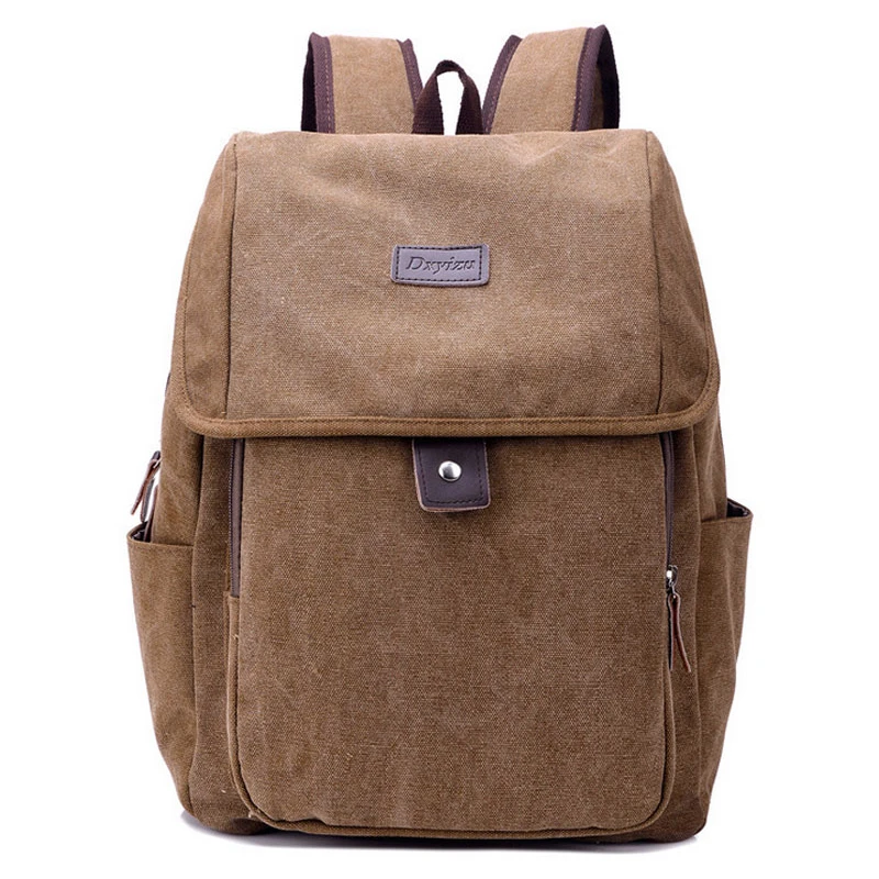 

Men Backpacks Vintage Canvas Backpack for School Teenager Boys Casual Bag Laptop College Student mochilas