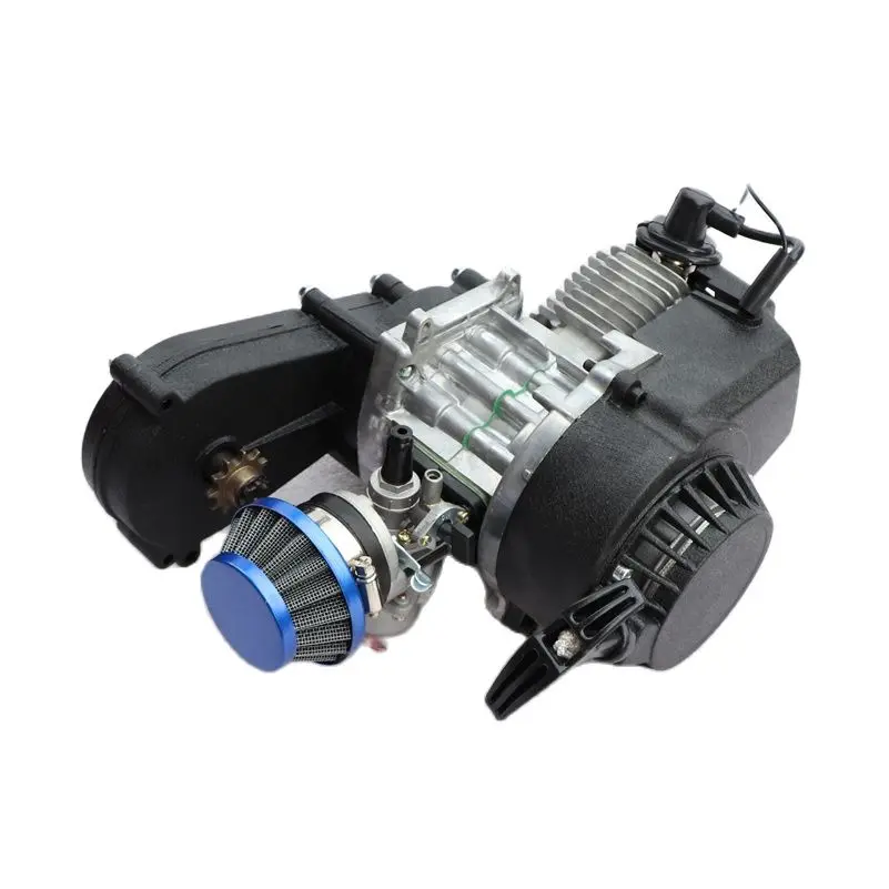 

49cc 47cc Motorcycle Complete Engine for 2-Stroke Pull Start W/Transmission Mini Dirt Bike