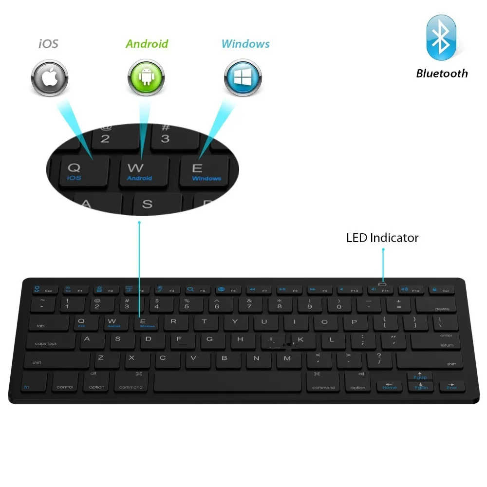 Laser language Wireless Bluetooth Keyboard For Teclast T8 T10 P10 A10s Tbook 10s 16 Power X16 X2 X5 Pro 12 12s X3 Plus X98 Air images - 6
