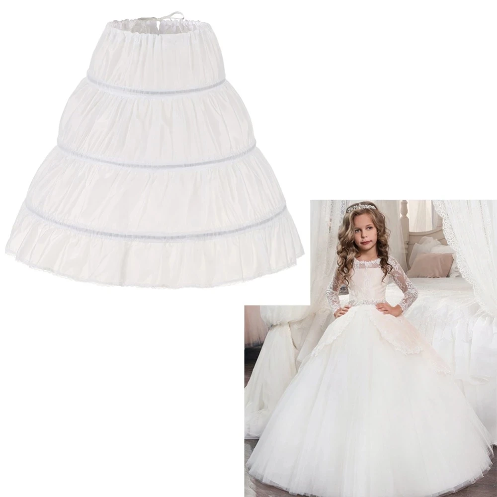 Abito da ballo sottoveste bambini Mini Tutu 1 strato crinolina gonna accessori da sposa In magazzino