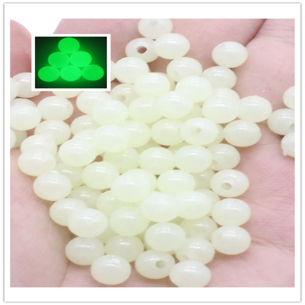 4/6/8/10/12/14/16mm Luminous Beads For Jewelry Making Glow In The Dark Acrylic Beads Bracelet Beaded Necklace DIY