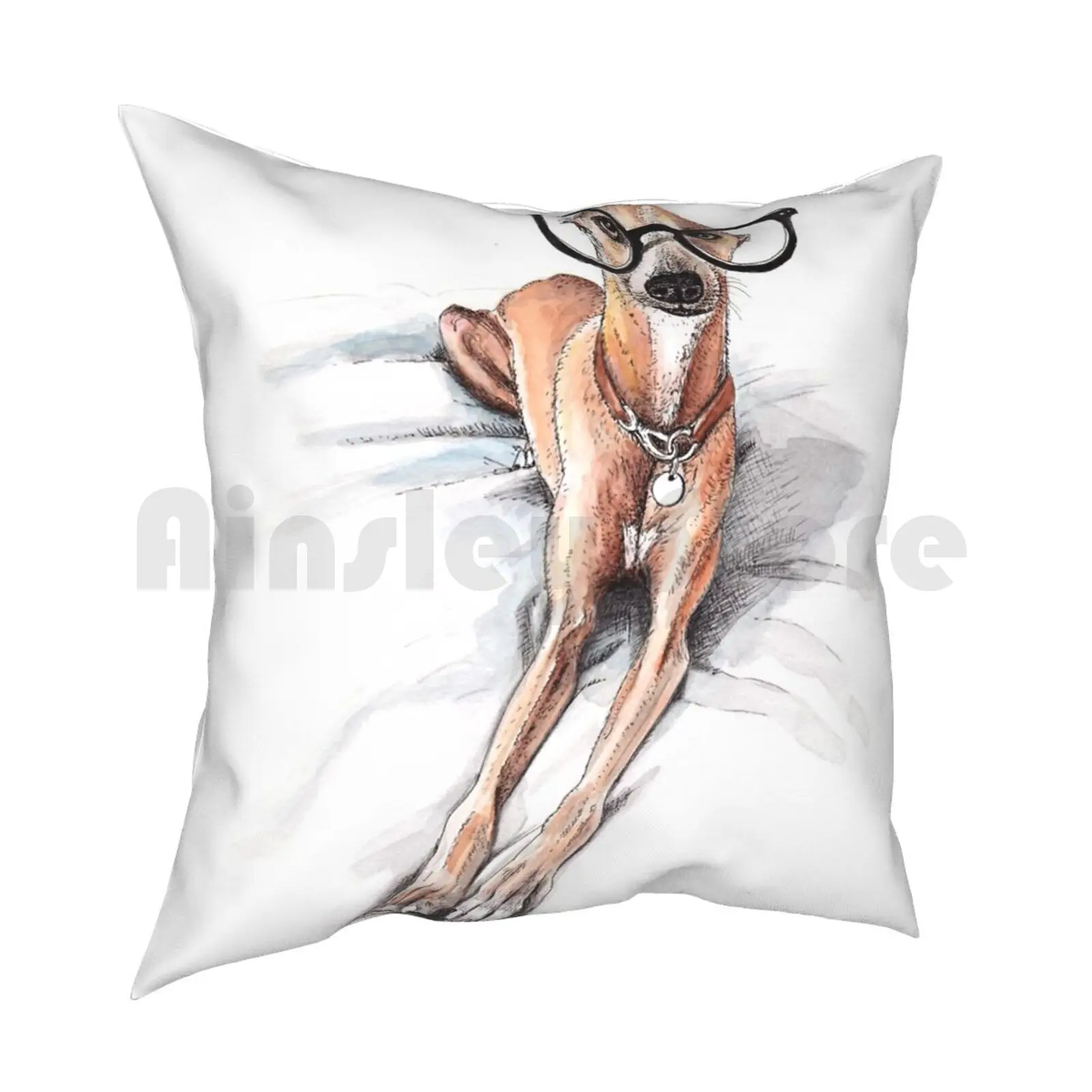 Im So Specsy! Pillow Case Printed Home Soft Throw Pillow Italian Greyhound Greyhound Iggy Lurcher Galgo Funny Italian