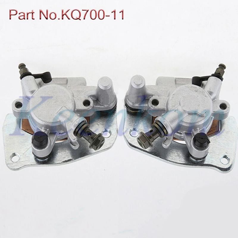 

New Front Brake Caliper Set For Suzuki King Quad 400 LTA 400F With Pads 08-15 KQ700-11 KQ70011