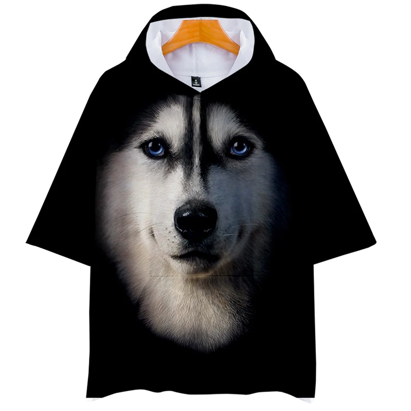 Animals Orangutan Elephant Dog Eagle Cat 3d Hoodies Pullover Fashion Men Women Hoodie Hoody Tops Short Sleeve Hooded Sweatshirts