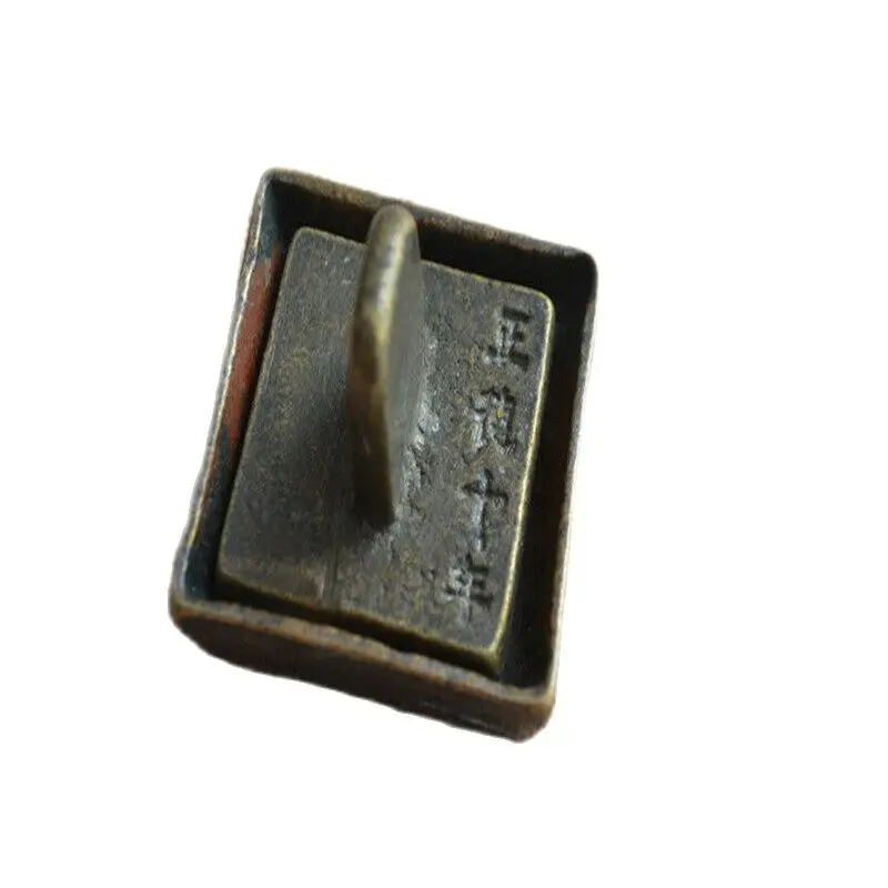 

Chinese Old Copper Bronze Copper Seal And Box Stamp Zhengde Ten Years Seal