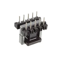 UXCELL 10Set EE19 5 with 5pin Transformer Bobbin PC40 Ferrite Core Vertical 20 Ferrite Halves and 10 Bobbin for Color TV Monitor