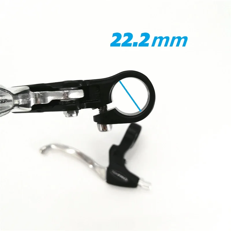 MTB Road Folding Bike Brake Lever 4-finger Handle Lever C-Caliper Brake V Brake Line Pull Mechanical Disc Brake