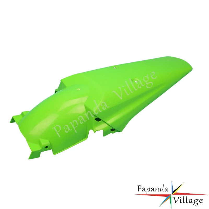 Plastic Green Universal Dirt Bike Motocross Mudguards Protector Motorcycle Rear Fenders for Kawasaki KX KLX KXF 65 125 250 450