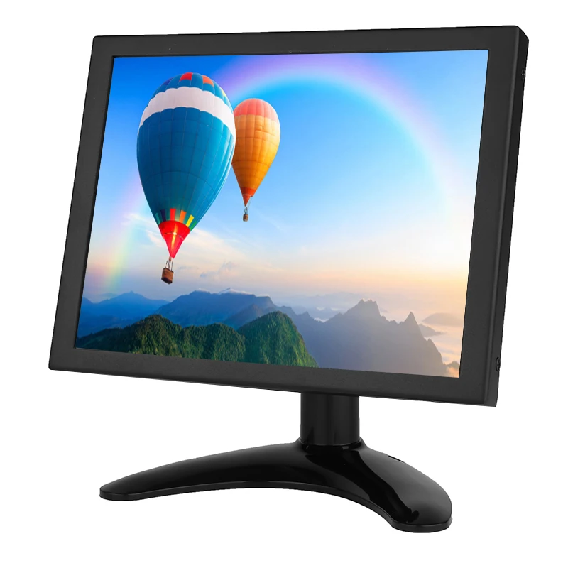 

ZHIXIANDA 8 Inch Industrial Security LCD Display High-Definition Computer Monitors with AV/BNC/VGA/HDMI/USB Speakers