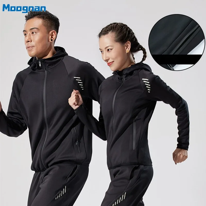 Gym Men Women Sports Jacket Fitness Long Sleeve Running Elastic Tight Hoodies Zipper Slim  Sweatshirts Male  Female Hooded Coat конвертер espada display port 20 pin male to dvi i 29 pin female 0 2м eportm dvif20