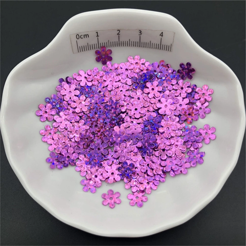 30g 9mm Flower Flat Loose Sequins Paillettes For Sewing ,Shoes,Hat,Kids DIY,Crafts Accessories Wholesale