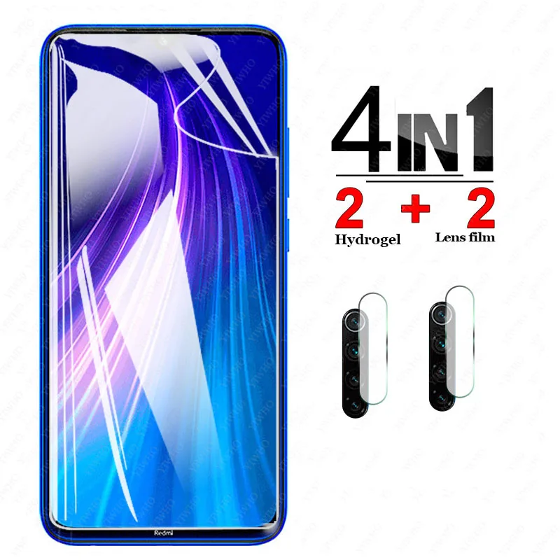 Protective Glass for Xiaomi Redmi Note 8 Camera Lens on Redmi Note 8 Redminote8 Note8 Hydrogel Film Screen Protector M1908C3JH