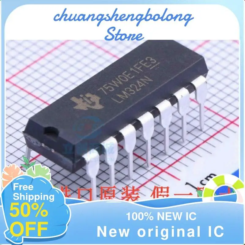 

100PCS LM324N DIP-14 New original IC