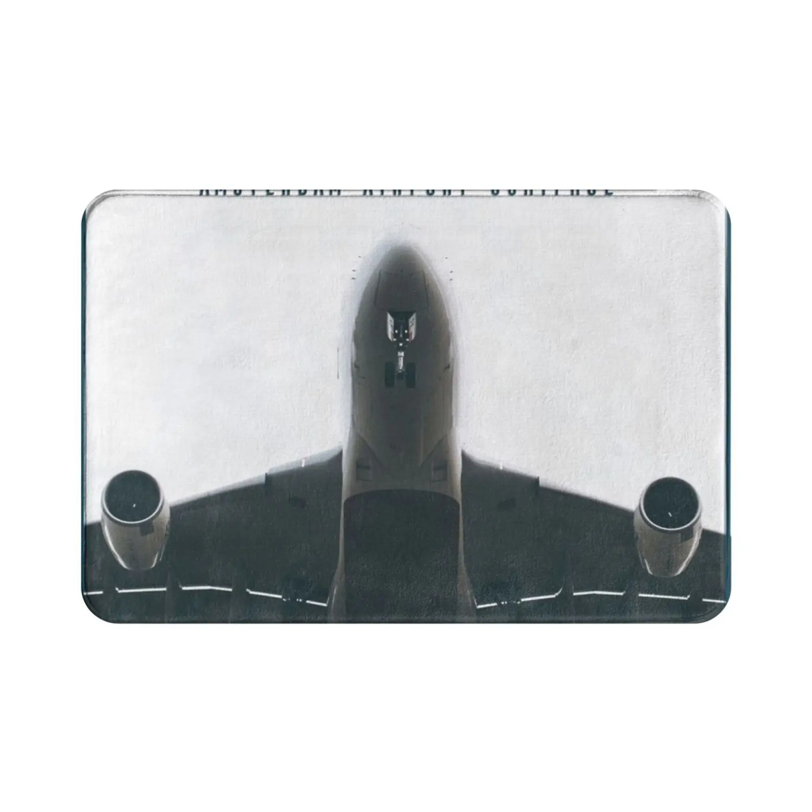 Airport Schiphol ( Ams ) Poster Carpet Mat Rug Cushion Soft Airport Schiphol Ams Aviation Plane A380 Airport Engine