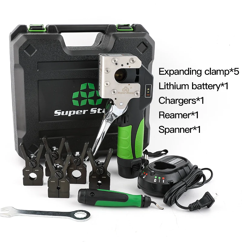 Set Alat Super Star ST-E900A Baterai Lithium Otomatis Daya Listrik Tabung Tembaga Alat Flare Kulkas Pendingin Udara