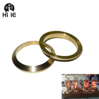 2pcs Decorative Copper Ring for IN14 IN8 IN8-2 IN-8  Glow Tube Fluorescent Tube Nixie Tube