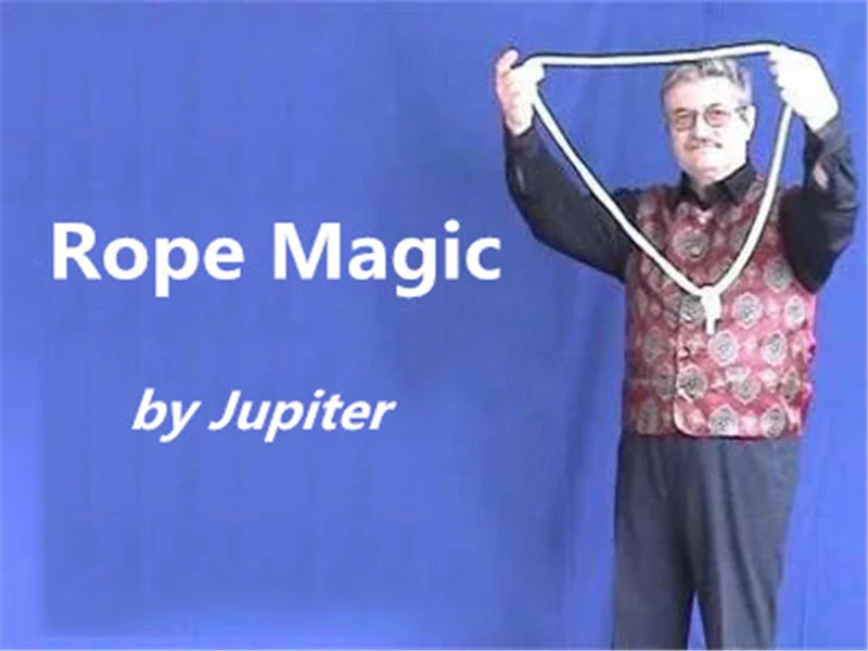 Rope Magic by Jupiter (With DVD) Stage Illusions Classic Rope Magic Props Professional Magician Toys Fun Magic Tricks Gimmick