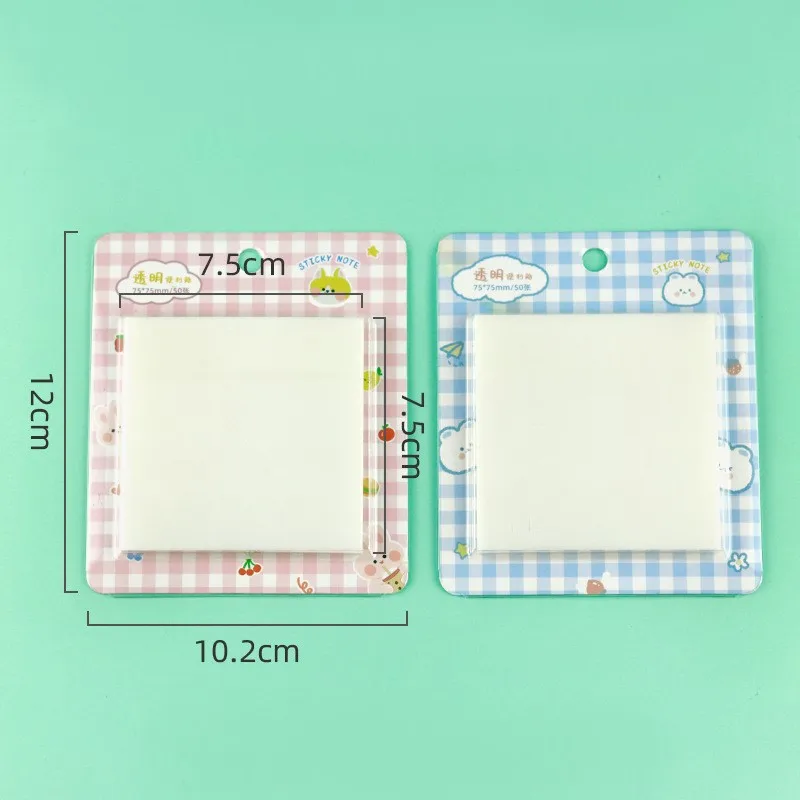 New Transparent Sticky Notes With Scratches Stickers Sticky Simple And High Value Note Paper For Student Office Supplies