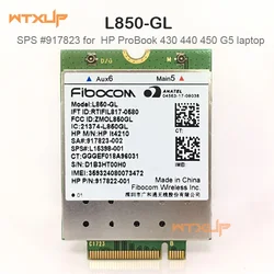 L850-GL LT4210 FDD LTE 4G 4G Di Động Module XMM 7360 SPS L15398-001 Dành Cho Laptop HP Probook 840 430 g5/440 G5/450 G5/640 G4