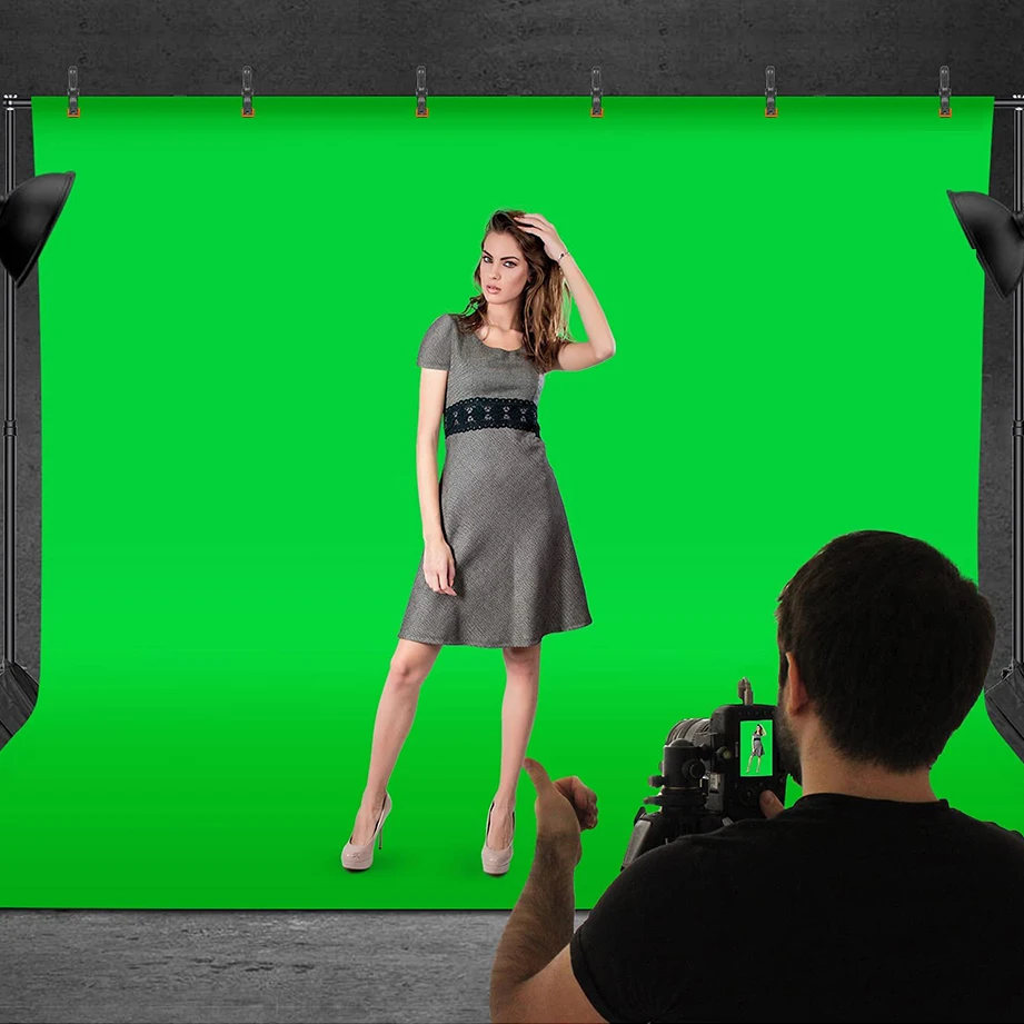 Fotografie Fotostudio Achtergrond Stand Chromakey Groen Scherm Achtergrond Support System Frame Achtergrond Voor Portret Video Schieten