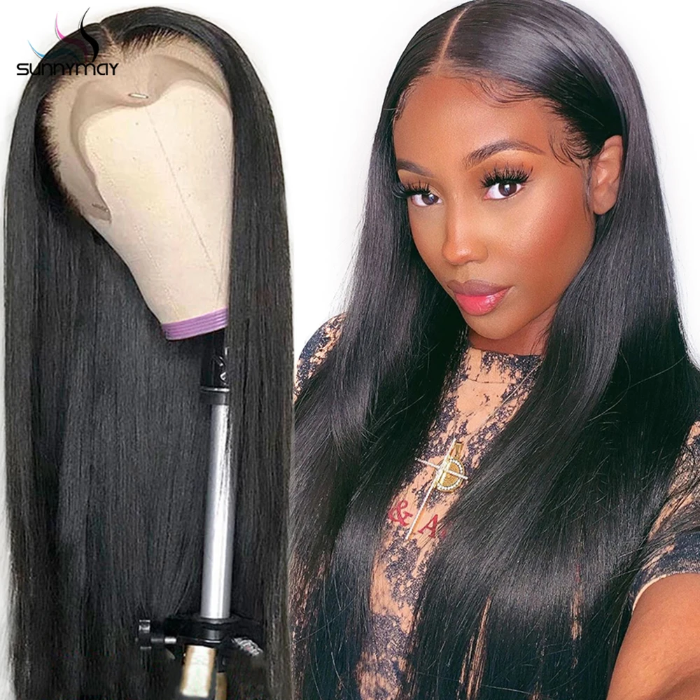 

180 Density Pre Plucked Full Lace Human Hair Wigs Glueless Lace Closure Frontal Wigs 360 Lace Straight Wigs For Black Women Remy