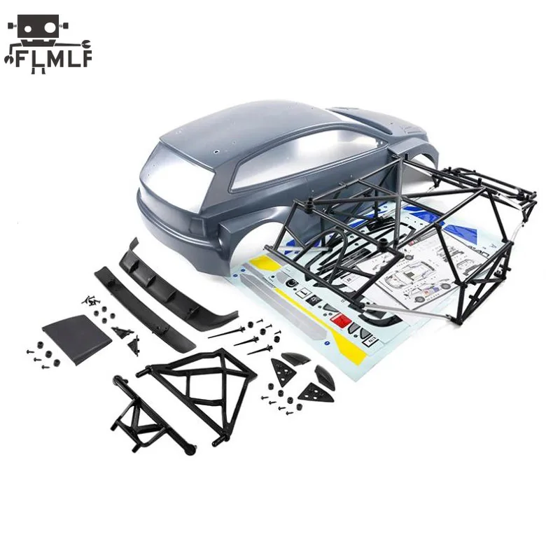 Plastic Car Shell with Roll Cage Kit Fit 1/5 ROFUN ROVAN RF5 RACING WRC 4WD Rally TOYS PARTS