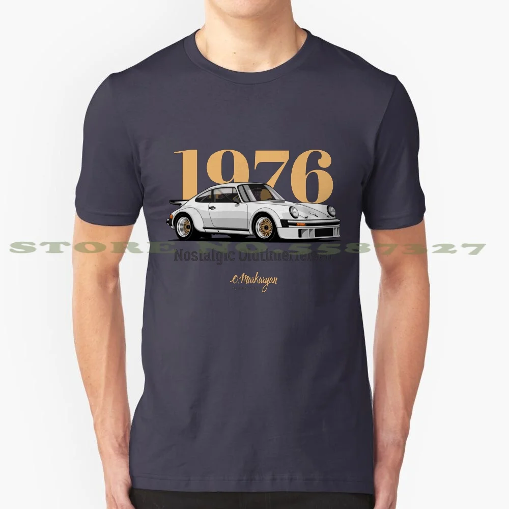 934 Rsr 100% Cotton T-Shirt Automotive Vehicle Motors Oldcar Retro Sportcar Supercar Germany 934 Mans 24 Hours Race Racing