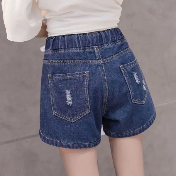 Big Size S-7XL Women Denim Shorts 2020 Spring and Summer Female Shorts High Waist Summer Women Jeans Shorts