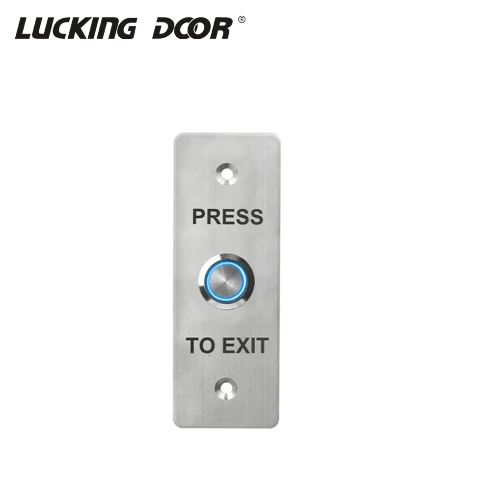 

Exit Button Push Switch Door Release Buttons Open Electronic Gate Lock With Backlight For Control Access System S840L