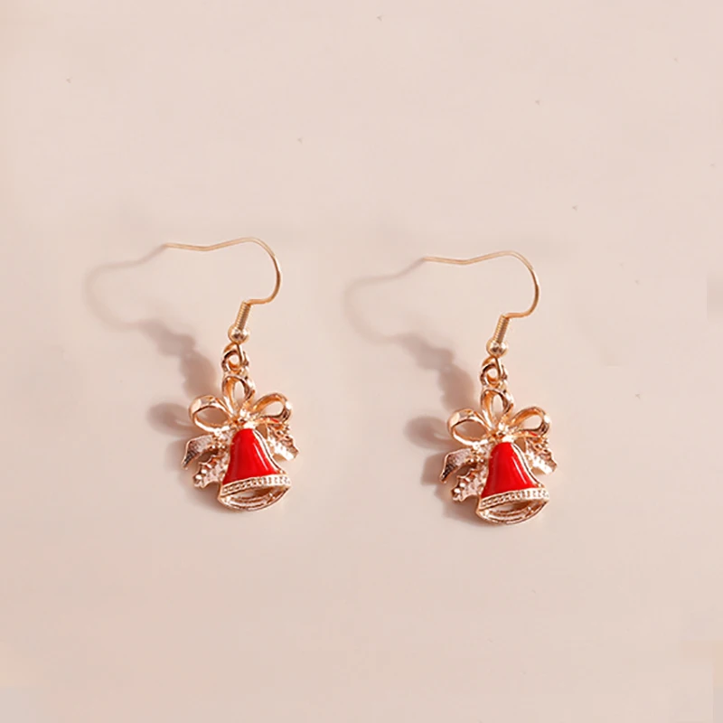 Leslie Mix Stile Winter Frohe Weihnachten Ohrringe Mode Schneeflocke Baum Santa Claus Deer Tropfen Ohrringe Neue Jahr Schmuck Geschenke – Detail 31