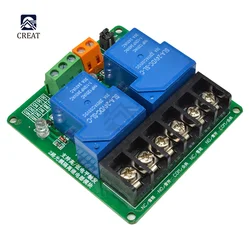 2 Channel DC 5V 12V 24V Relay Module 30A Optocoupler Isolation Module High And Low Level Trigger Relay For Smart Home PLC